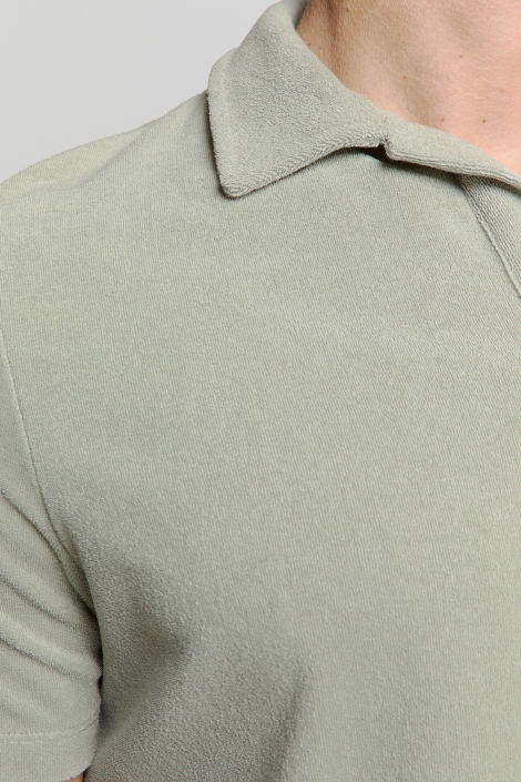 NO-EXCESS polo revers solid terry knit